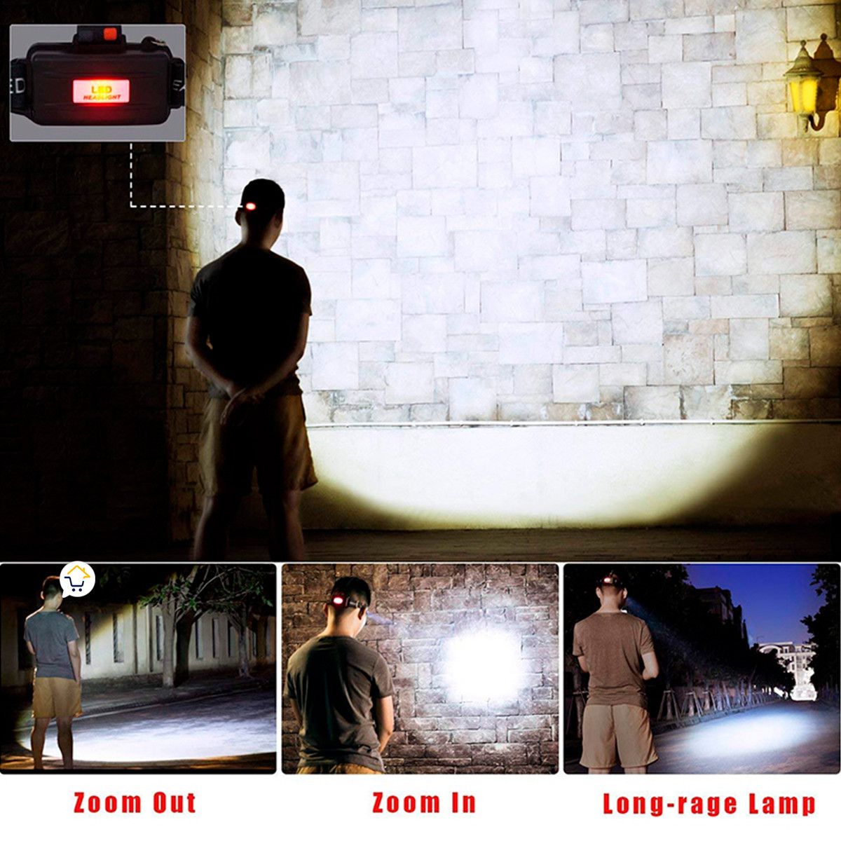 Miniatura 9 de Linterna Minera LED Recargable 301